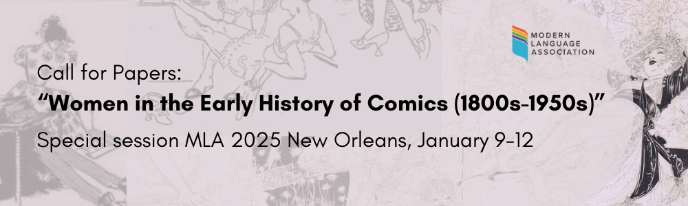 CFP: Women in the early history of comics (1800s-1950s)