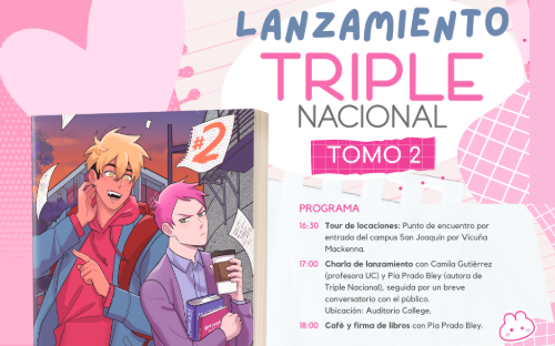 Lanzamiento de “triple nacional” vol.2 en college uc